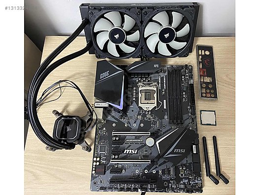i7-9700K Z390-F DDR4 16GB GTX960 動作確認済 i7 9700K + MSİ Z390 WİFİ ANAKART + CORSAİR SIVI SOĞUTMAAA on