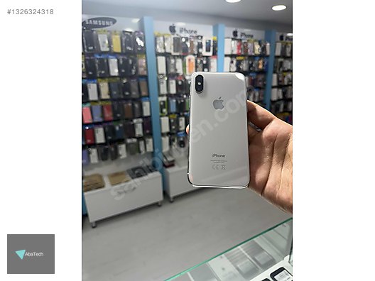 Apple / iPhone X / İPHONE X BEYAZ 256 GB PİL 74 HATASIZ on