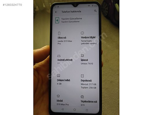 İkinci El ve Sıfır Alışveriş / Cep Telefonu & Aksesuar / Cep Telefonu / Reeder / S19 Max Pro