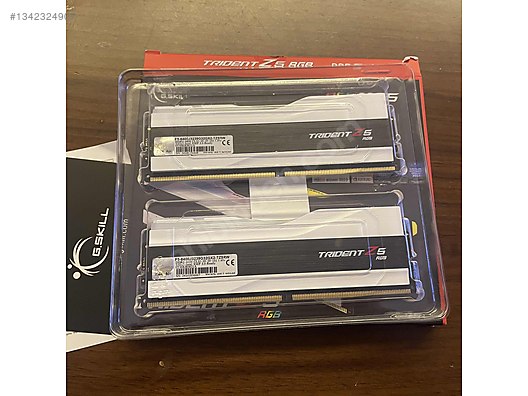 ダフ SIFIR** Gskill Trident Z5 RGB Beyaz 2x32 gb 64 GB 64gb sahibinden