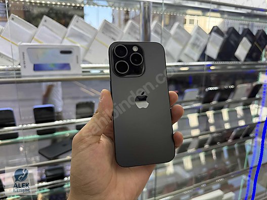Resim Apple iPhone 15 Pro İkinci El YD | 128 GB | Siyah İkinci El APPLE İPHONE 15 PRO 128 GB PİL 100 / 4 AY