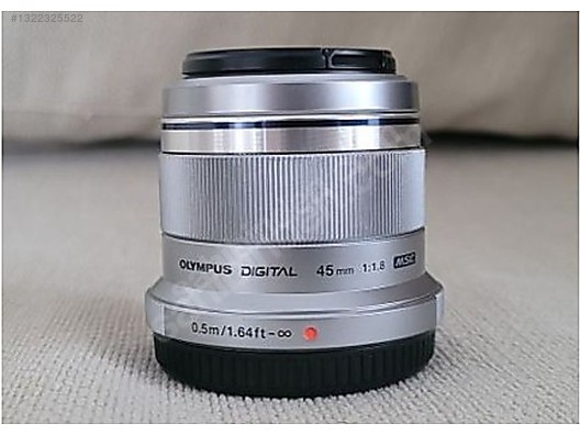 Lenses / Olympus M.ZUIKO Digital 45mm f/1.8 Temiz, Az Kullanılmış