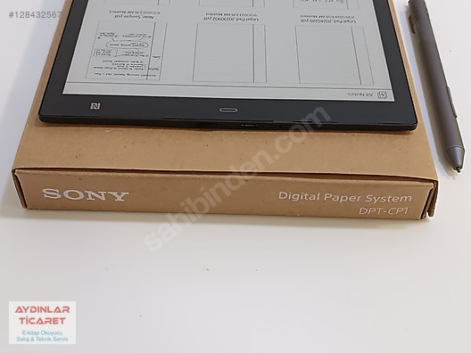 Sony DPT CP1 Kalemli Dijital Not Defteri E Kitap Okuyucu - Sony