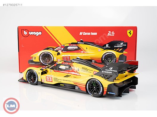 1:18 Burago Ferrari 499P #83 - Le Mans 2024 Dri, Lider Model'den