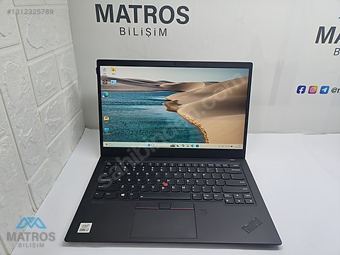 ThinkPad X1 Carbonノートパソコン i7 / 8GB/256GB Lenovo / Lenovo ThinkPad X1 carbon Gen 8 i7 10.nesil 8GBram 256SSD
