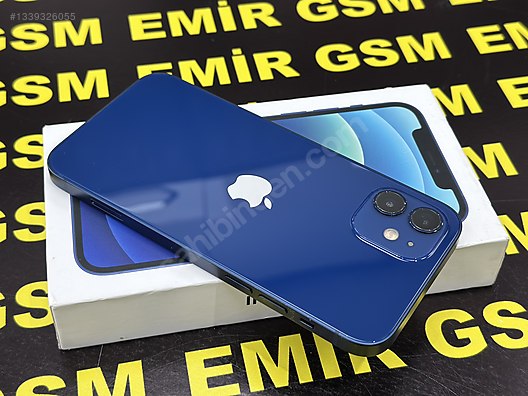 Apple / iPhone 12 / İPHONE 12 64GB MAVİ RENK KUTU FATURALI TEMİZ