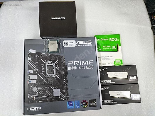 ASUS H610M-A D4とintel core i5 12400Fセット（intel Core i5