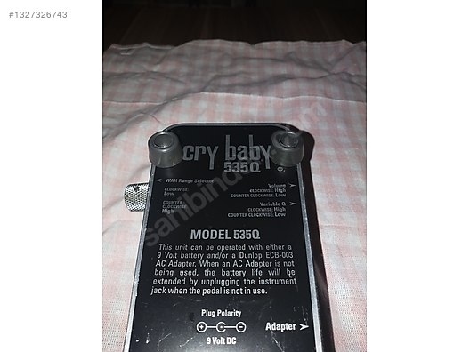 Jim Dunlop Cry Baby 535Q Multi-Wah Elektro Gitar Pedalı on