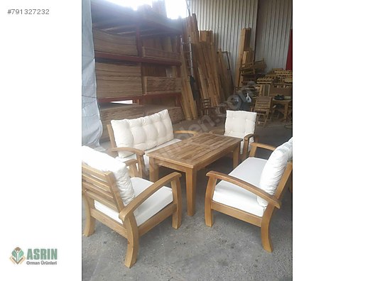 Sifir Ahsap Oturma Grubu Sahibinden Com Da 791327232