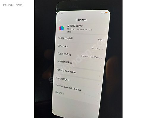 Used & Brand New Items / Cell Phones & Accessories / Cell Phones / Xiaomi / Mi Mix 3