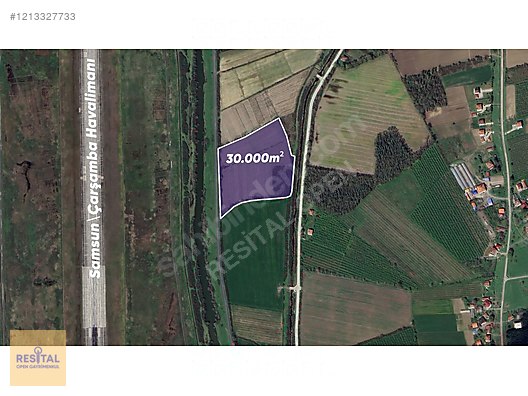 Çarşamba Havalimanı Yanında Fırsat Fiyatlı Satılık Tarla