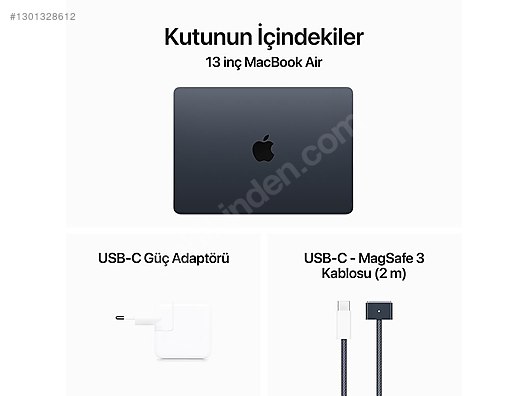 Apple Macbook / PİYASASI 50K! 16-256 M3 MACBOOK AİR sahibinden.comda ...