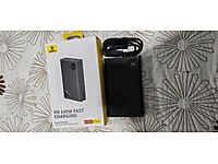 Baseus powerbank 140w garantili mi 120w şarj aleti ile birlikte
