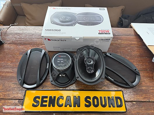 アウン Nakamichi - 6x9 Oval Koaksiyel Hoparlör Japon 700Watt 100Rms