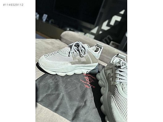 Gray versace discount sneakers