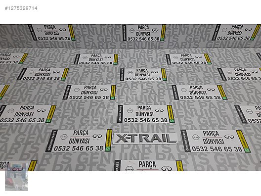 NİSSAN X-TRAİL T32 2014-2016 ARKA BAGAJ YAZISI SIFIR 84895-4CL0A