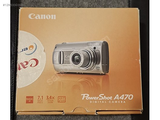 Canon PowerShot A470 Kompakt Dijital Fotoğraf Makinesi Fiyatları