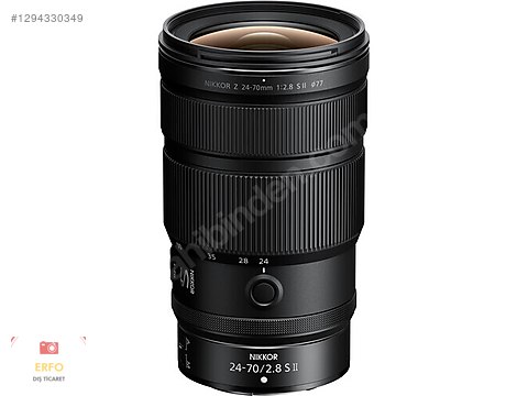 Lensler / Nikon NIKKOR Z 24-70mm f2.8 S II Lens (Nikon Z) (Erfo