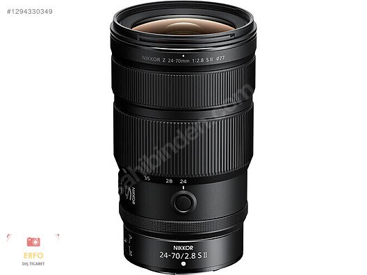 Lensler / Nikon NIKKOR Z 24-70mm f2.8 S II Lens (Nikon Z) (Erfo
