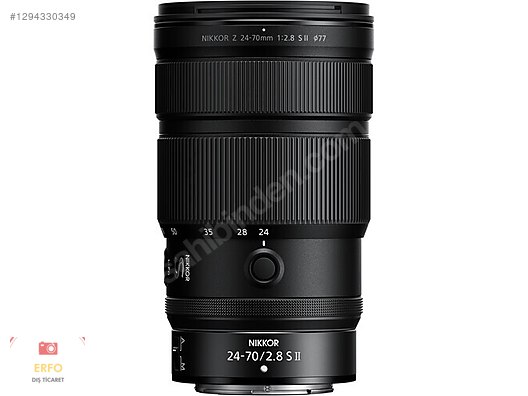 Lensler / Nikon NIKKOR Z 24-70mm f2.8 S II Lens (Nikon Z) (Erfo