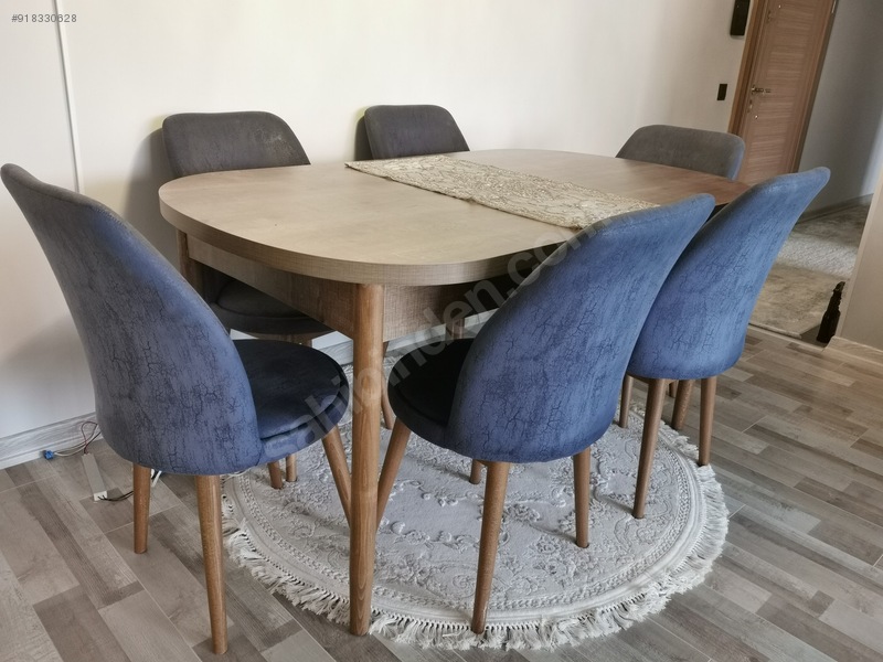 Temiz Kusursuz Açılabilir Masa Sandalye Takımı İstikbal