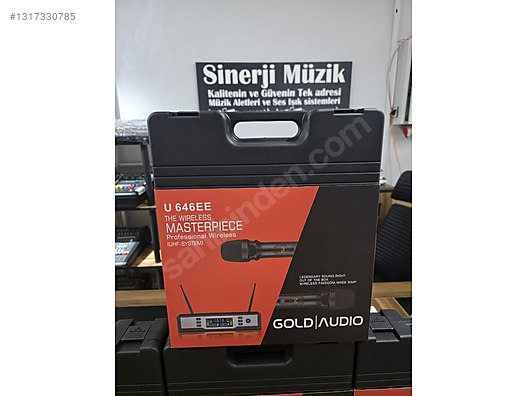GOLDAUDIO U646 ÇİFT EL TELSİZ MİKROFON KAPALI KUTU sahibinden
