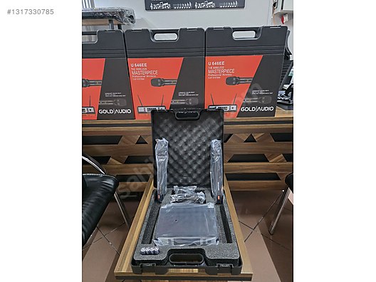 GOLDAUDIO U646 ÇİFT EL TELSİZ MİKROFON KAPALI KUTU sahibinden