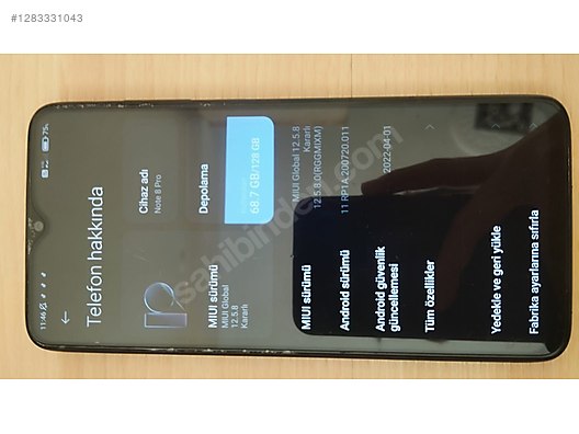 İkinci El ve Sıfır Alışveriş / Cep Telefonu & Aksesuar / Cep Telefonu / Xiaomi / Redmi Note 8 Pro