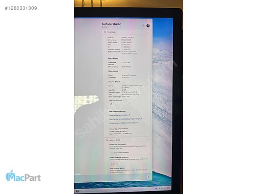 Surface studio i7 32 RAM 4TB SSD 4GB VGA - Alışveriş :: Sıfır, İkinci El Ürünlerle sahibinden.com'da