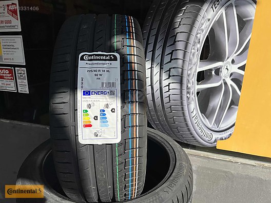 225/40R18 92W XL CONTİNENTAL PREMİUM CONTACT6 2254018 sahibinden
