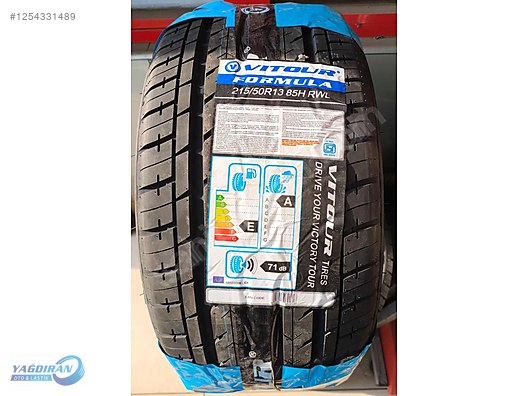 215/50R13 85H FORMULA VİTOUR (BEYAZ YAZI) sahibinden.comda - 1254331489