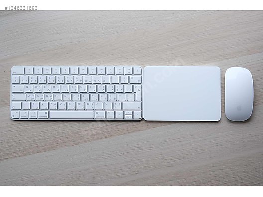 Apple (Magic Mouse & Magic Keyboard & Magic Trackpad) set olarak