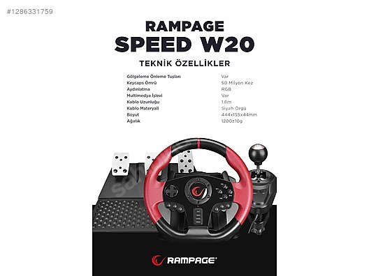 Used & Brand New Items / Gaming & Gamers Exclusive / Gaming Equipment / PC Game Racing Wheels