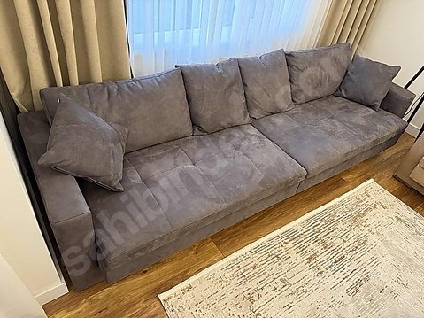 Sıfır Doğtaş Deri Nubuk Koltuk Takımı