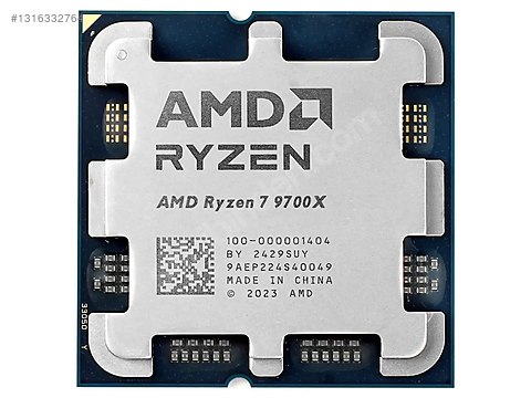 AMD Ryzen 7 9700X 3.80 Ghz 8 Çekirdek 40MB AM5 4nm TRAY sahibinden
