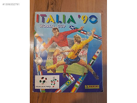 Italia 90 World Cup Panini sticker album on sahibinden.com