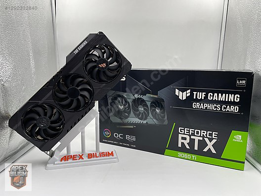 Asus RTX 3060 Ti Tuf Gaming OC Edition LHR V2 8GB 256 BİT
