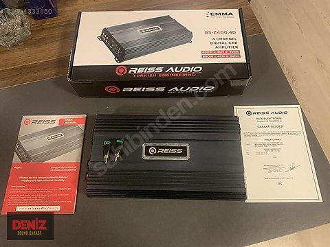 Amplifiers / Reiss Audio Reiss RS-Z400.4D 4kanal Profesyonel Oto