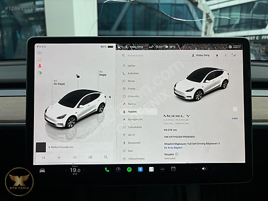 OTOFENİX 2023 TESLA MODEL Y LONG RANGE 514 HP HATASIZ 68.076 KM