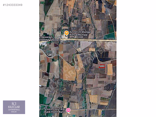 SAHİBİNDEN UYGUN SATILIK 5300m2 TARLA YOLU VAR #1243333349