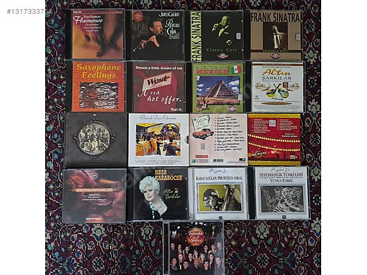 18 adet yerli / yabancı CD - Müzik CD leri Alışverişte İlk Adres