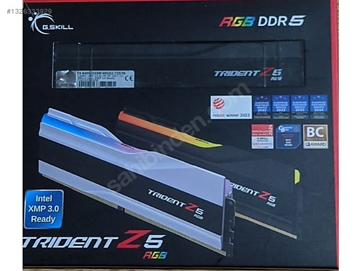 Gskill Trident Z5 96 gb ddr5 6400 mhz ram bellek (48x2) sahibinden