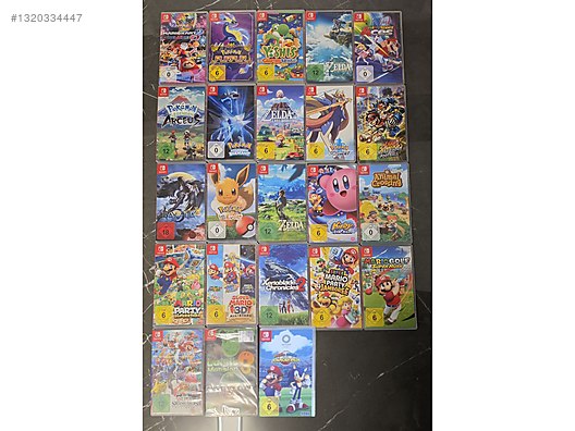 Nintendo Switch 23 Oyun Büyük Koleksiyon - Çok Temiz İkinci El