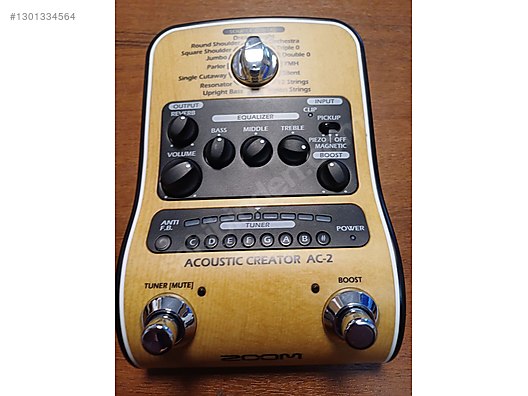 Zoom AC-2 Akustik Creator Efekt Pedalı - Prosesör ve Diğer