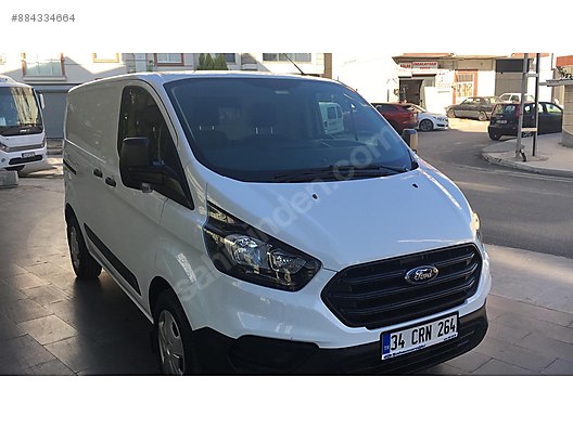 blue ford transit custom