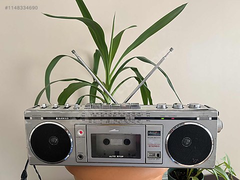 Sanyo M 7700K Band Radio Cassette Recorder Player Vintage Boombox Japan As-Is eB