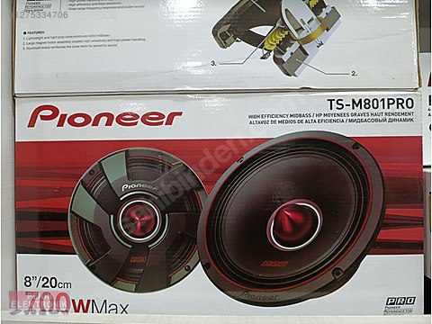 Speaker / Midrange / PIONEER TS-M801PRO 20CM MİDRANGE on