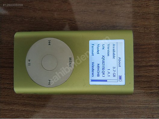 Apple iPod mini 1.nesil 4gb MP3 çalar sorunsuz A1051 - Apple iPod