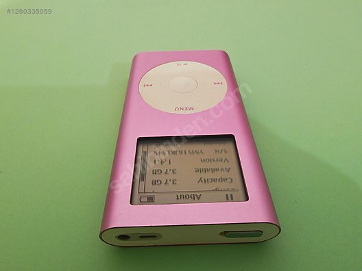 Apple iPod Mini 2.nesil 4gb SORUNSUZ MP3 çalar A1051 MB9804B