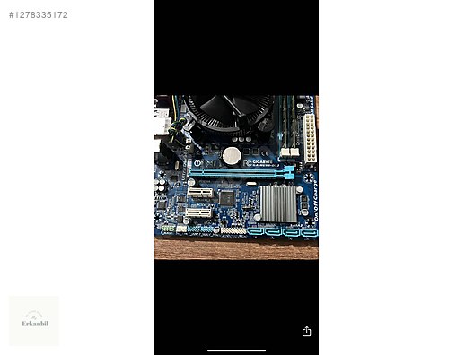 GİGABYTE GA-H61M-DS2 ANAKART/İ7-3770/16 GB DDR3/FAN - Anakart ve Tüm Masaüstü Bilgisayar Parçaları sahibinden.com'da